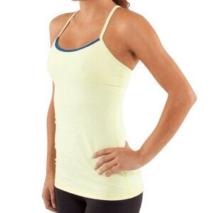 LULULEMON ATHLETICA Power Y Tank 'Luon Light Size 6